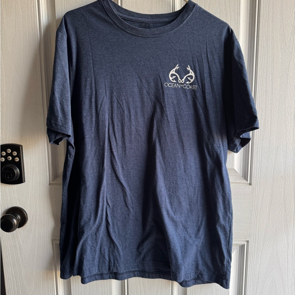 Men's Navy Ocean + Coast T-Shirt